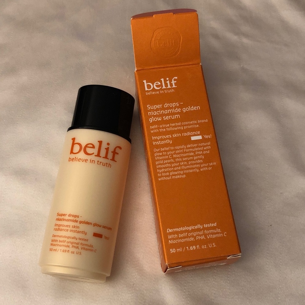 Belif Super Drops Niacinamide Golden Glow Serum 50ml NIB